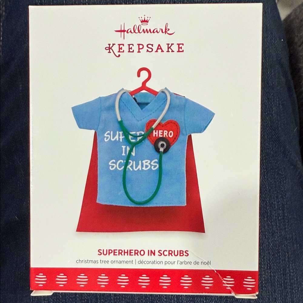 Hallmark Keepsake Superhero in Scrubs Ornament
